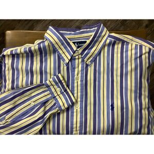 Ralph Lauren Shirt Blake Collection Button Down‎ Long Sleeve Men's Check XL